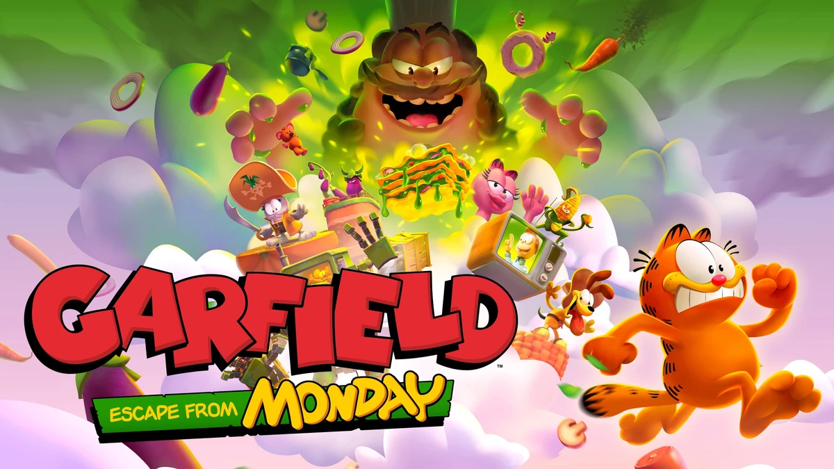 Garfield: Escape from Monday announced for PS5, Xbox Series, Switch, and PC