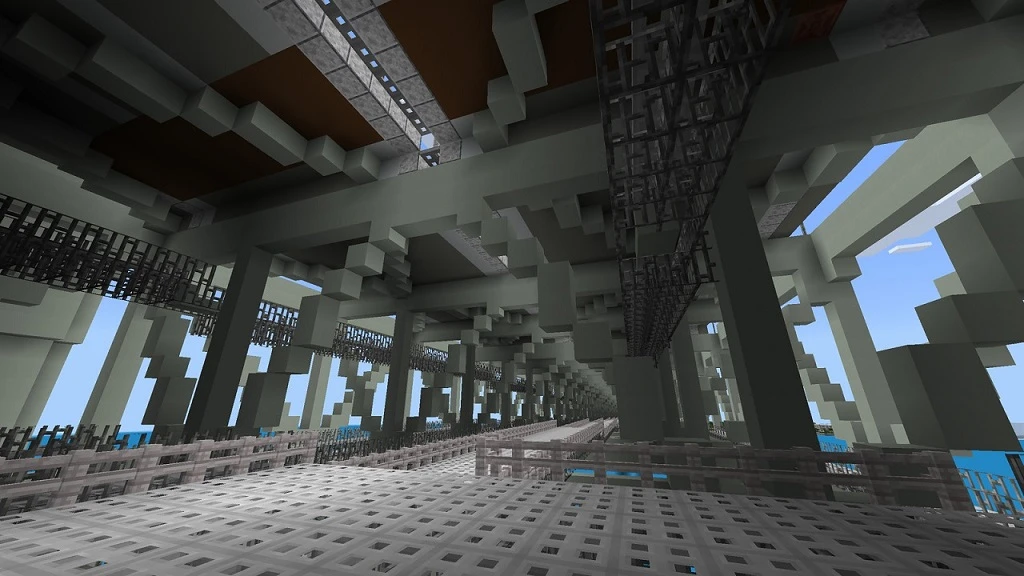 There’s a free life-size Minecraft map of the biggest suspension bridge in Japan, and it lets you live a day in the life of a bridge maintenance guy