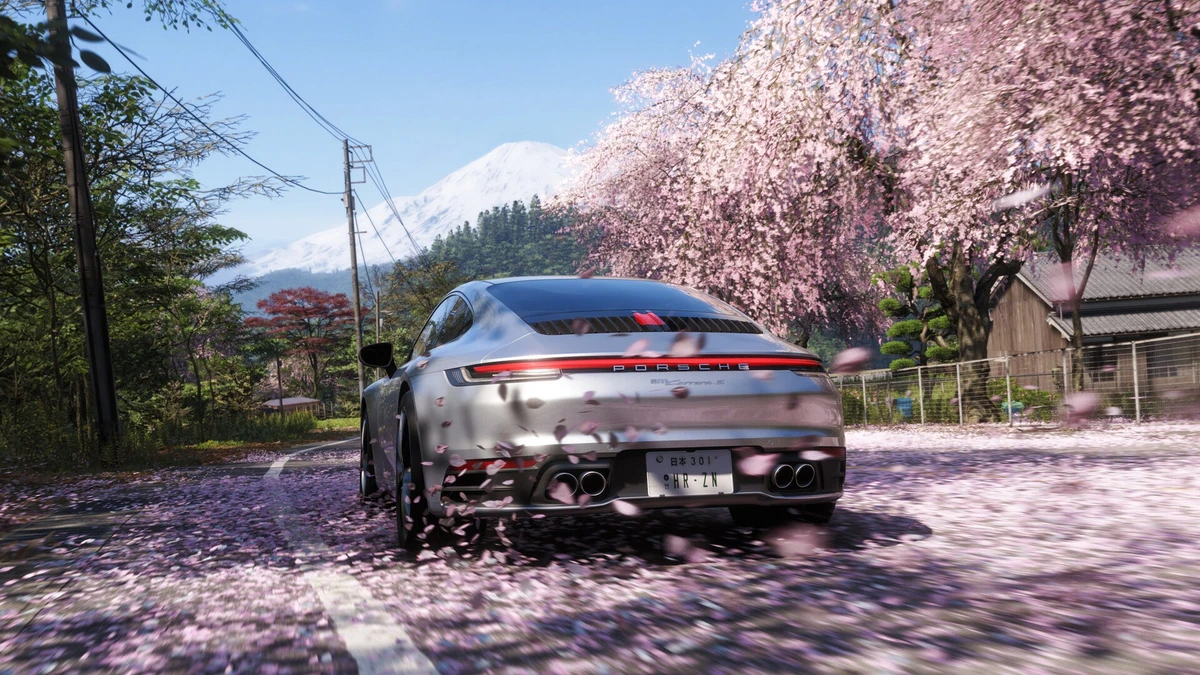Forza Horizon 6 Dev Explains Why Shrines, Temples, and Cherry Blossom Trees Are Indestructible