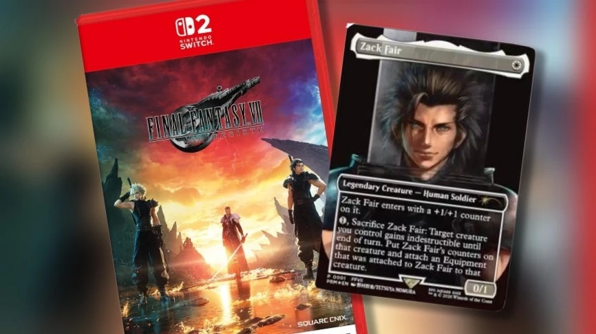Amazon Has Dropped Final Fantasy 7 Rebirth Switch 2 Preorders in Price To Match Argos — Still With Free MTG Card