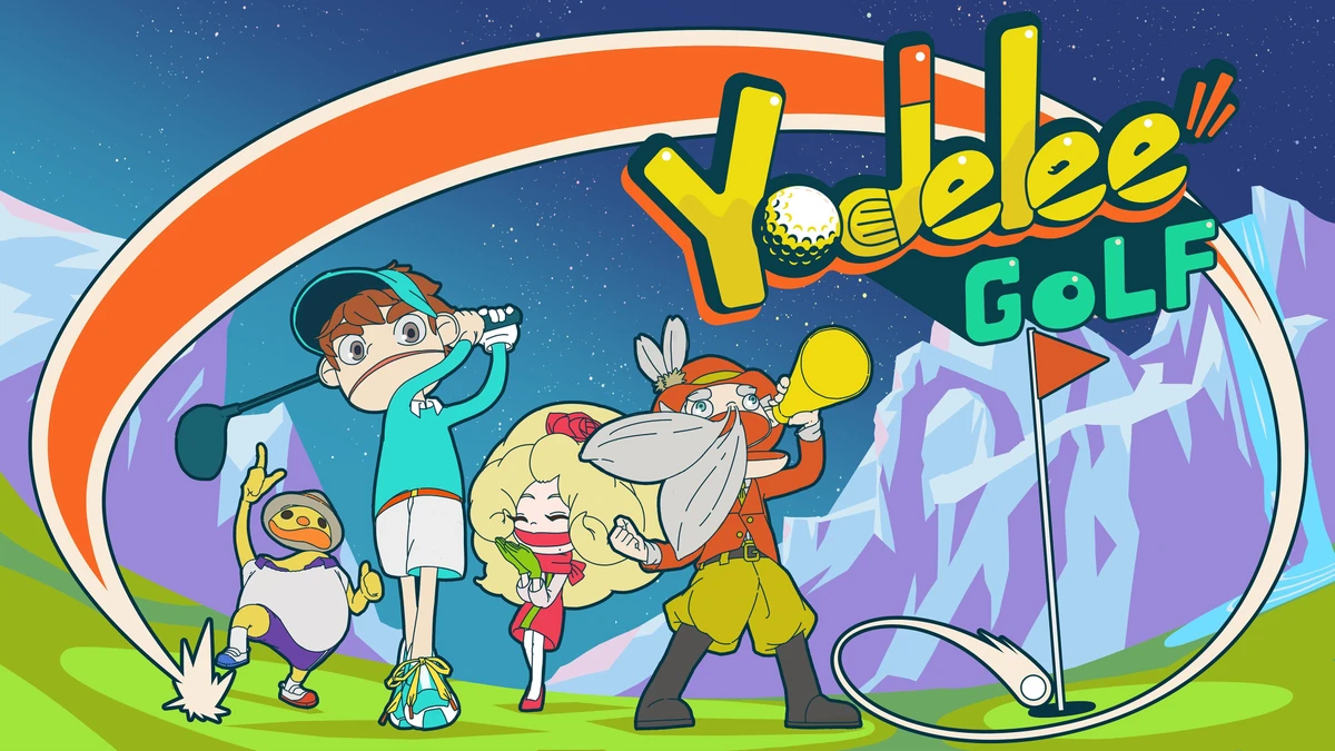 Q-Games announces cozy co-op open-world golf game Yodelee Golf for PC