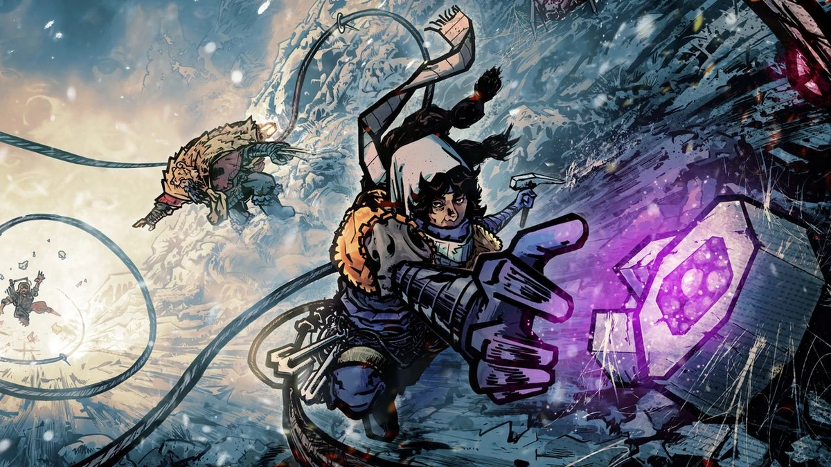 This new climbing game is a bit like Darkest Dungeon on a mountain: Sometimes you have to cut the rope, and not everyone on the team is going to take it well when you do 