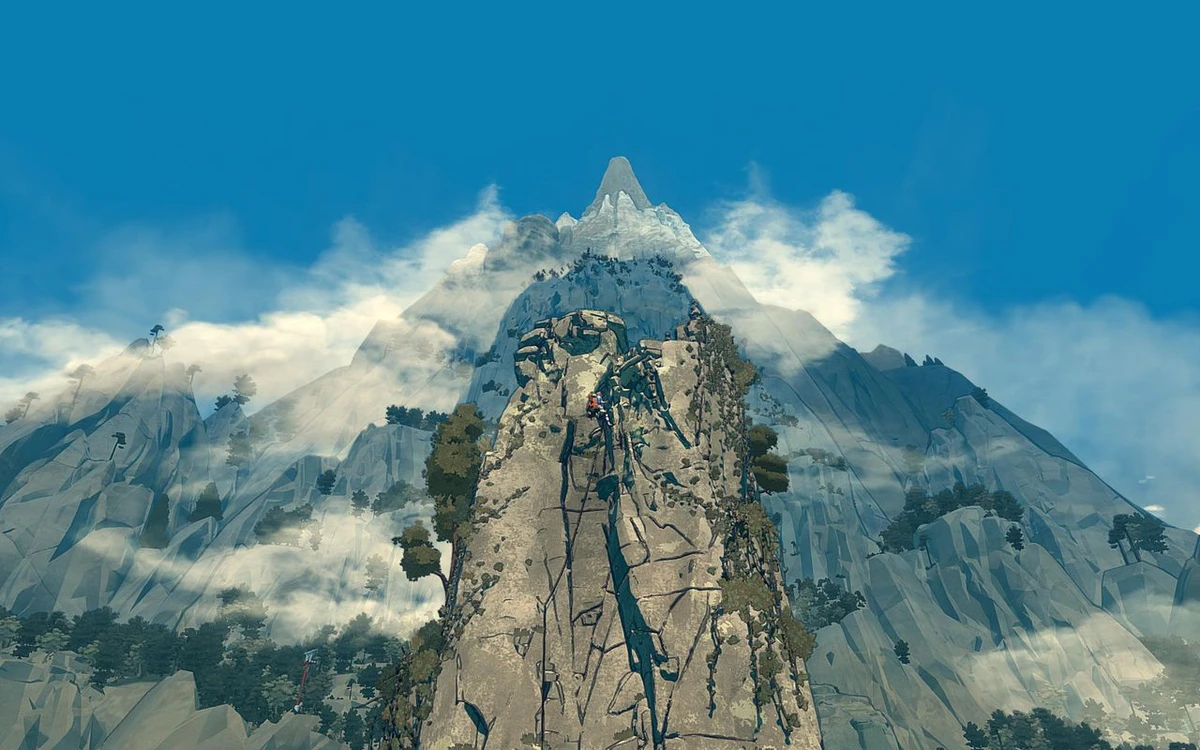  Cairn revolutionizes bragging rights, lets you print a shirt showing your playthrough ascent from an in-game menu 