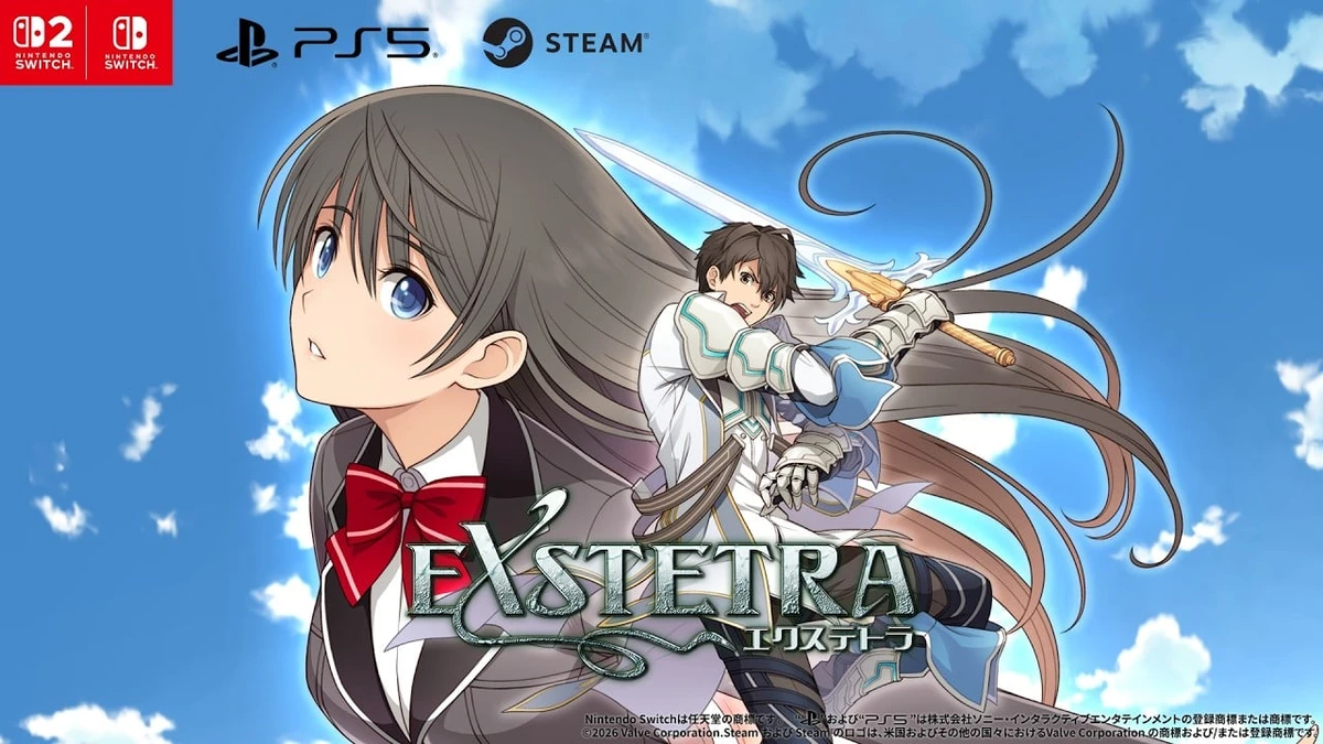 EXSTETRA remaster launches September 30 for PC; PS5, Switch 2, and Switch versions in development