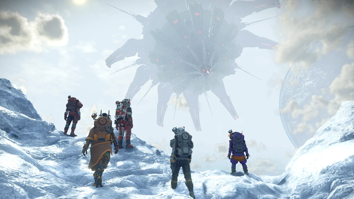No Man's Sky Launches The Swarm Update, Adds Mysterious Death Star Like Construct to the Game