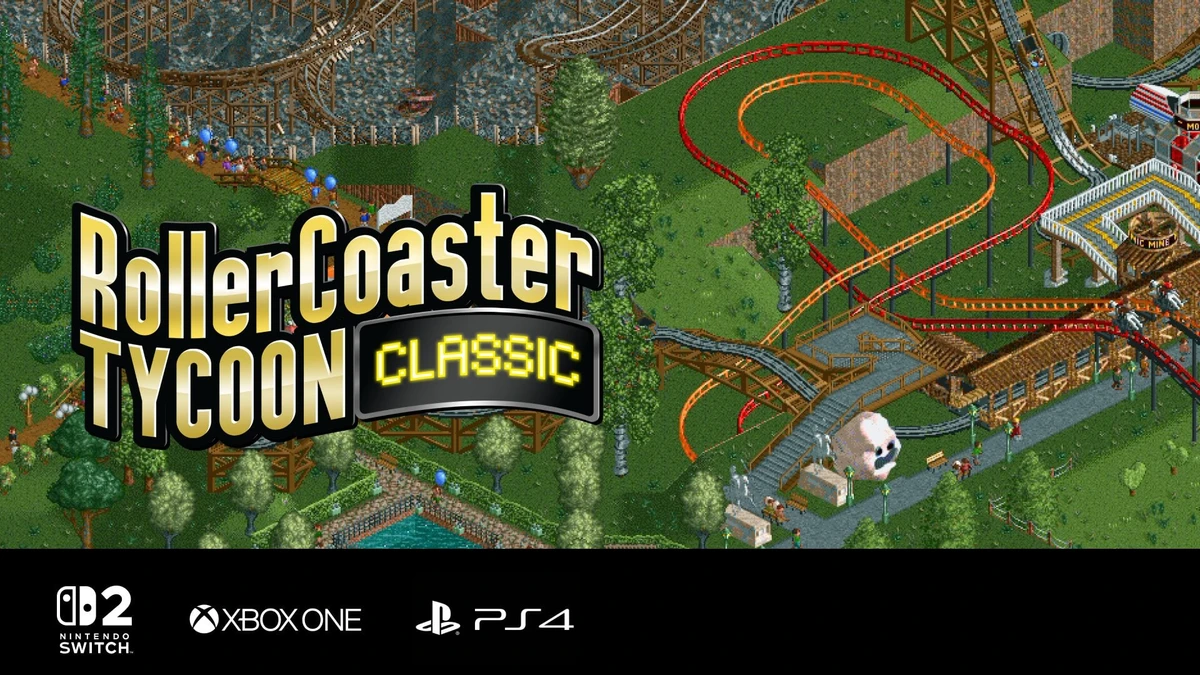 RollerCoaster Tycoon Classic now available for Switch 2, PS4, and Xbox One