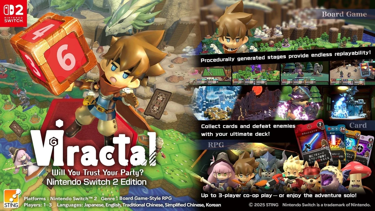 Viractal coming to Switch 2, Switch on September 30