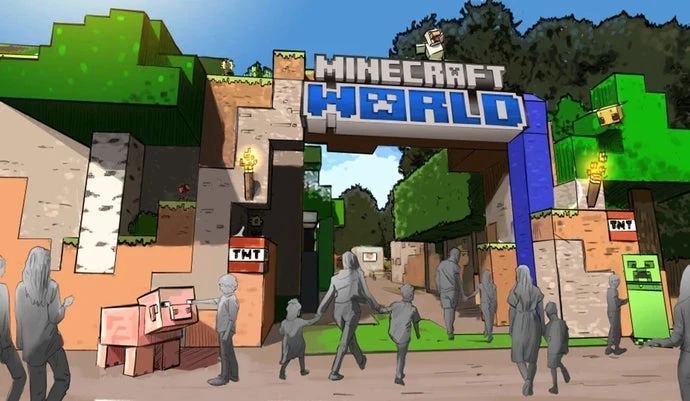 Mojang partners with Merlin Entertainments for the world's first Minecraft theme park, Minecraft World