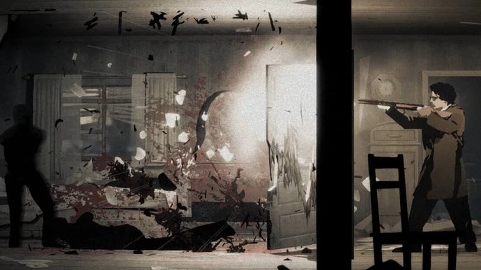 Silver Pines is a rotoscoped side-scrolling survival horror game that splices Silent Hill with Flashback, and it's out on October 8th