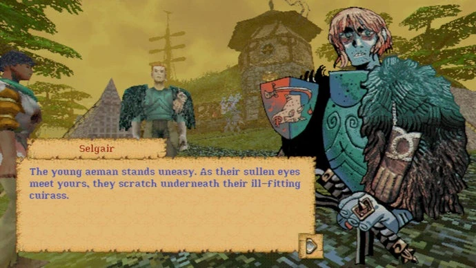 Turn-based RPG Entropy offers up a world abandoned by the gods that looks like a PS1 game fished from a toilet