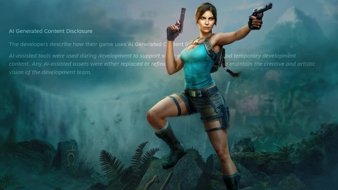 Tomb Raider: Legacy of Atlantis comes with an AI disclaimer