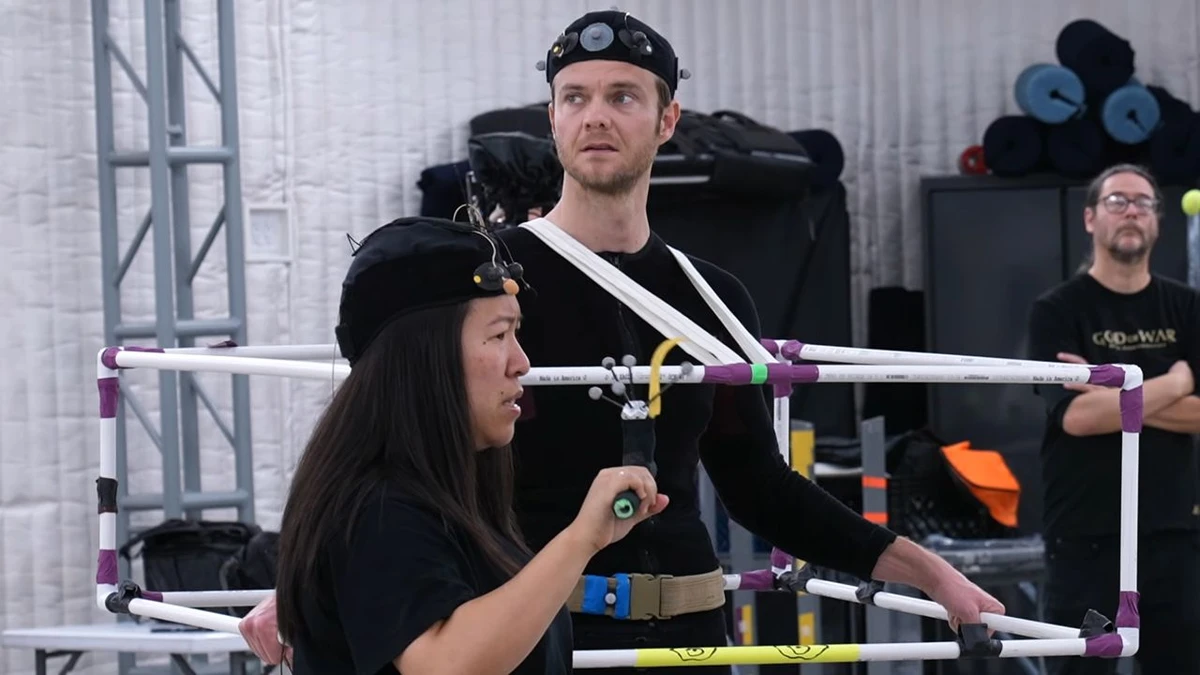  They did motion capture on a cube 