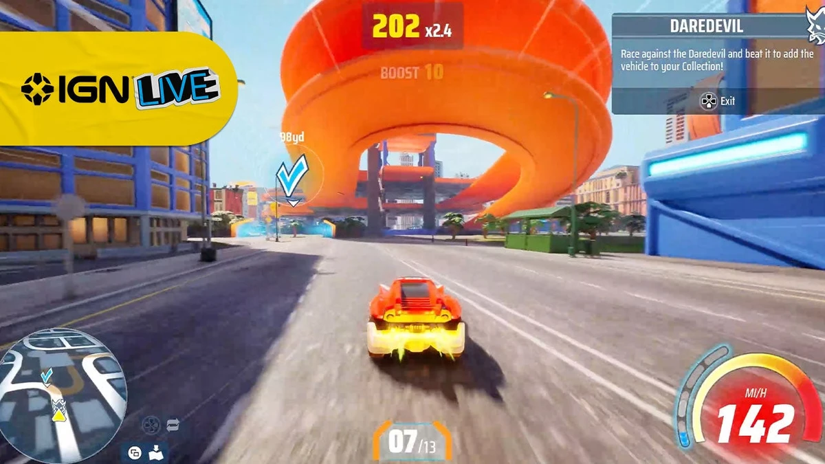 Hot Wheels Infinite Rush Gameplay Reveals Huge Freely Explorable Islands | IGN Live 2026
