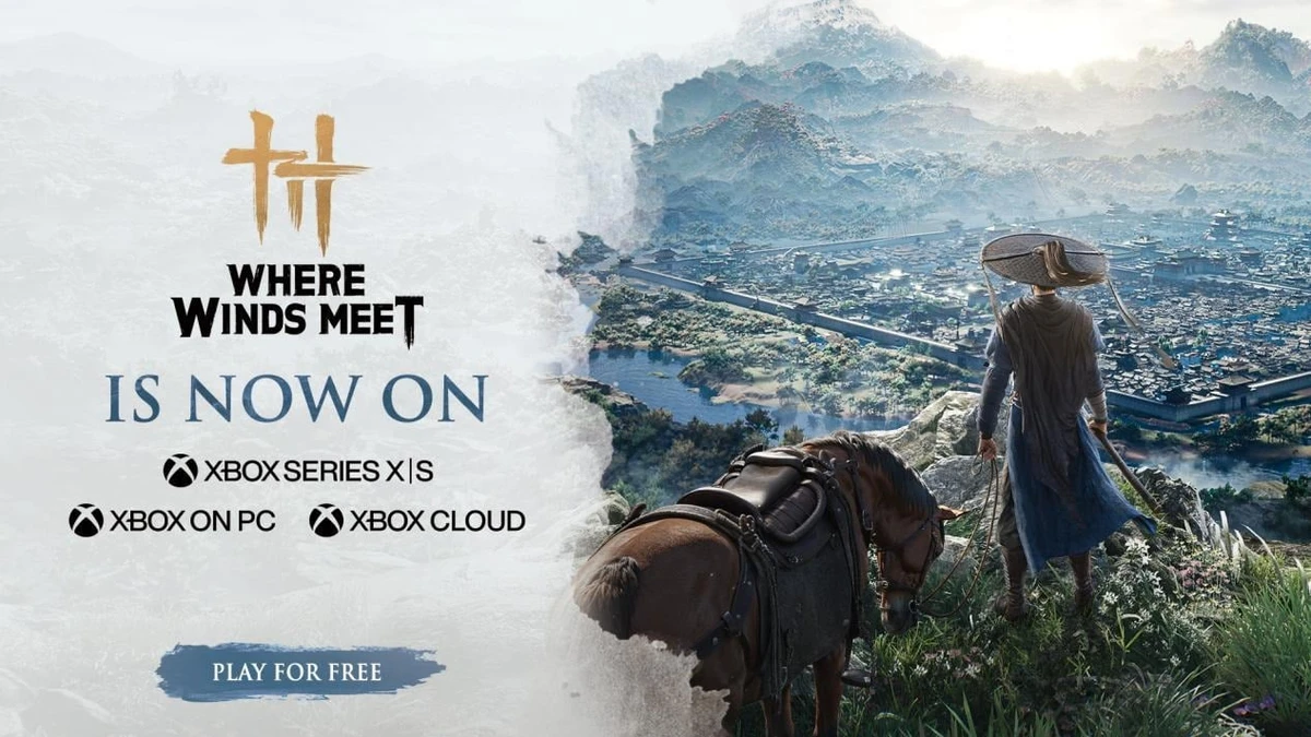 Where Winds Meet now available for Xbox Series