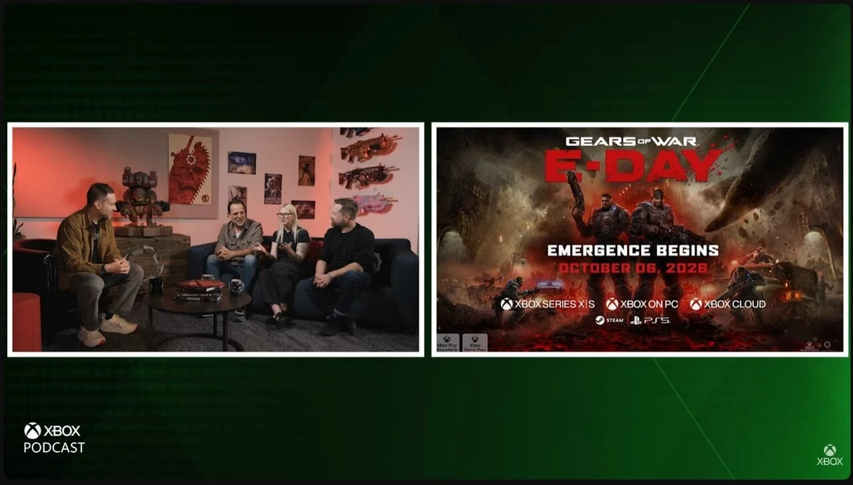 Gears of War: E-Day video pulled after PS5 logo spotted in Xbox’s own podcast