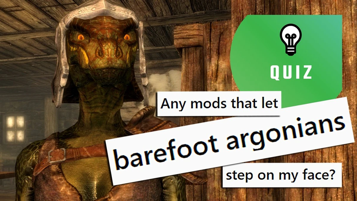  Are these real posts from the r/skyrimmods subreddit, or did I make them up? Take our newest and rudest quiz! 
