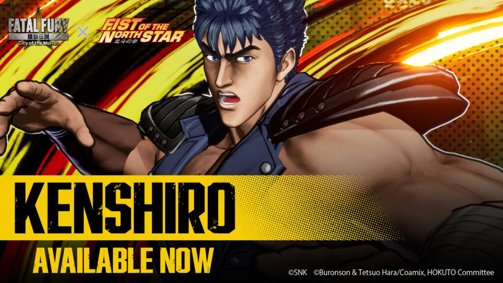 From North Star to South Town – Kenshiro Is Coming to FATAL FURY: City of the Wolves!
