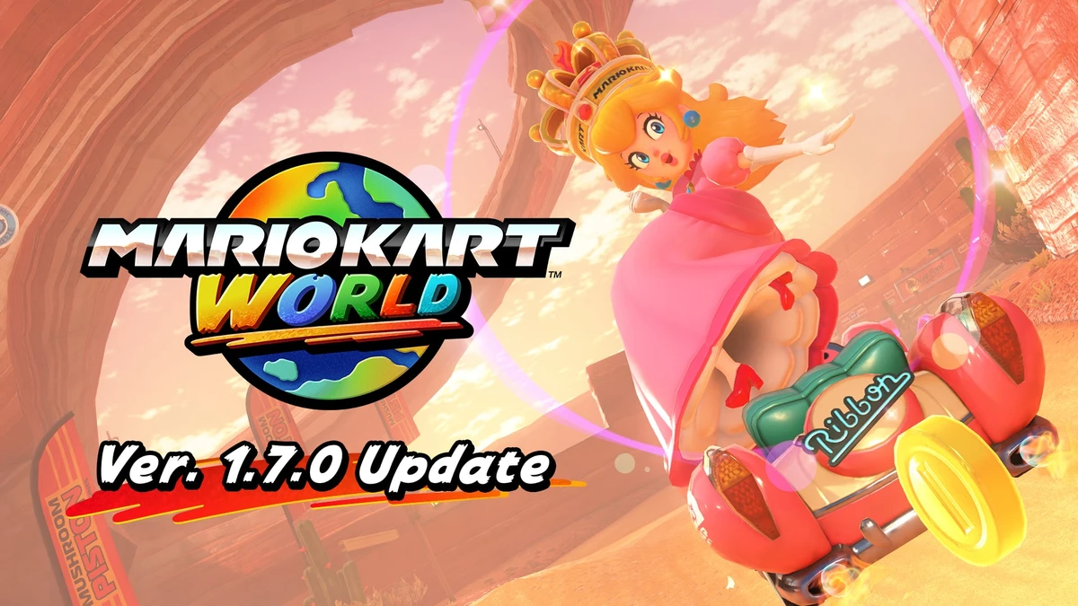 Mario Kart World version 1.7.0 update now available