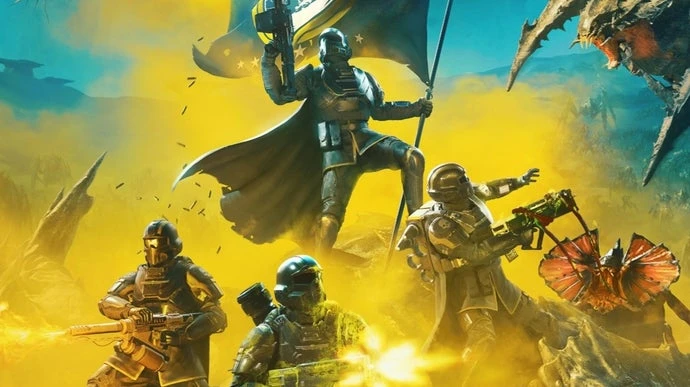 Helldivers 2 is once again spoofing Donald Trump's wall with the Frontlines of Freedom update, which launches a new campaign "to make the galaxy safe again"