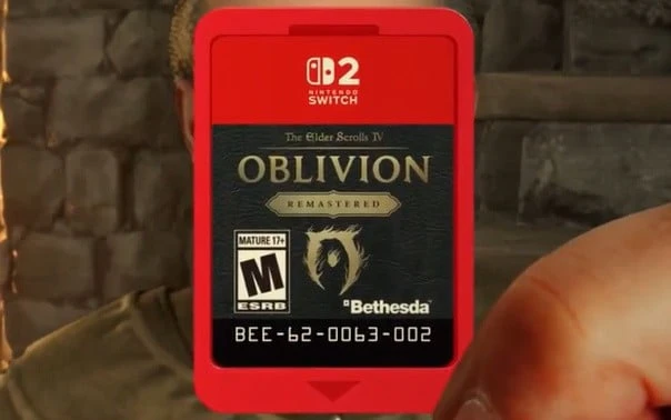 Bethesda Shows Off Oblivion Remastered Switch 2 Physical Release