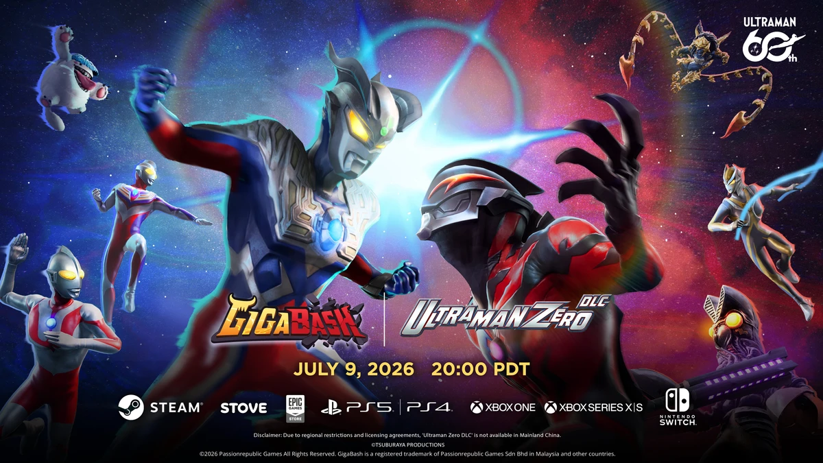 GigaBash DLC ‘Ultraman Zero’ announced