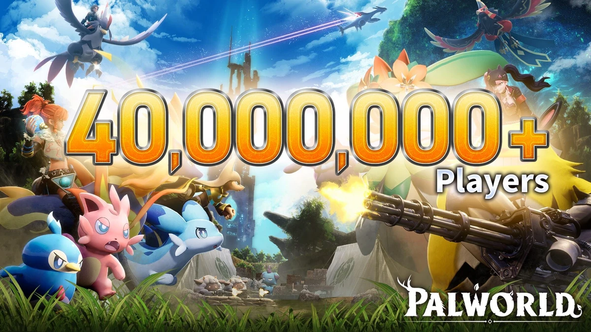 Palworld Early Access tops 40 million players