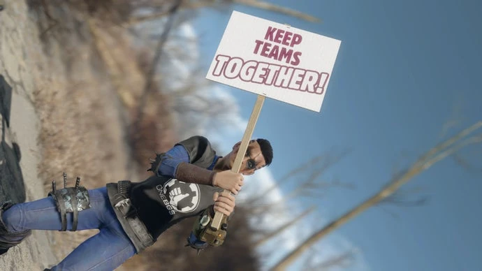 As unionised Microsoft workers rally against Bethesda layoffs, Fallout 4's been filled with protest signs and OneBGS logoed vault suits by modders