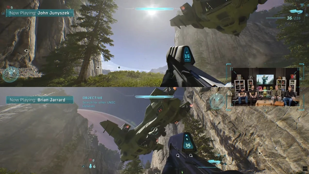 Here's Your First Look At Splitscreen In Halo: Campaign Evolved