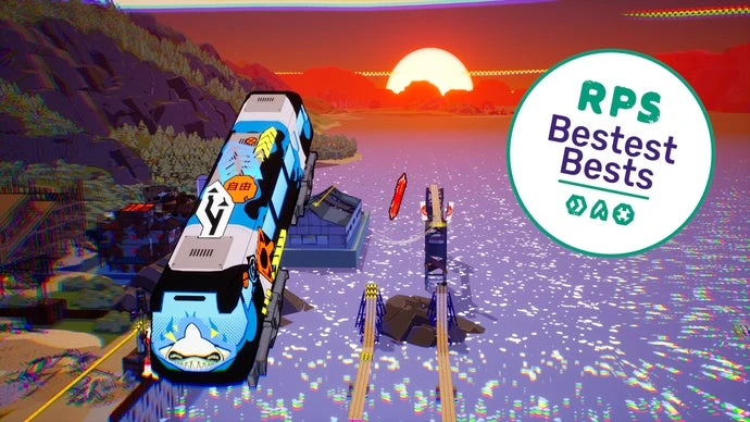 Denshattack review: one of 2026's best games so far is a racing ruckus of railways, rebellion, and ramen