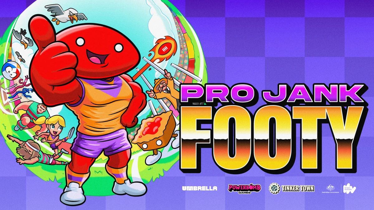 Arcade comedy sports game Pro Jank Footy launches August 12 for PS5, Xbox Series, Switch 2, Switch, and PC