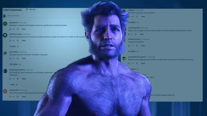 The new Marvel's Wolverine cinematic trailer has been swarmed by PlayStation fans still angry at Sony ditching discs