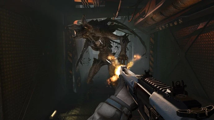 Rebellion return to their AvP roots with Alien Deathstorm, an 80s sci-fi FPS with apocalyptic winds and some slightly naff aliens