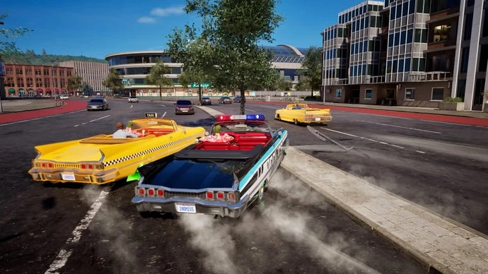 Crazy Taxi: World Tour has competitive multiplayer, and you've got a chance to play it very soon