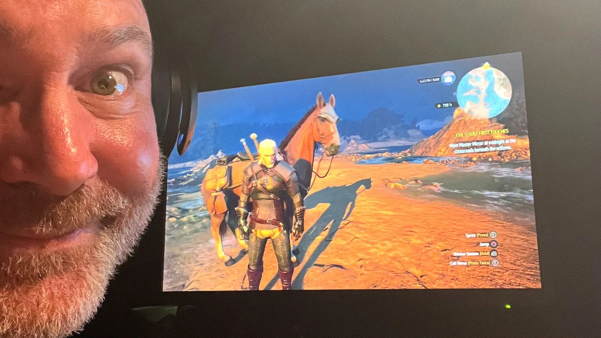 The Witcher 3 voice actor Doug Cockle shares photo of himself recording dialogue for Songs of the Past expansion