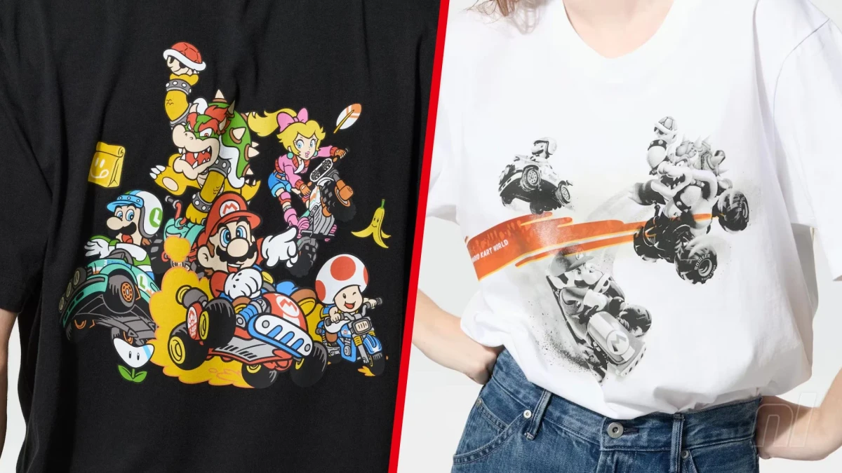 Uniqlo's Sweet Mario Kart World T-Shirts Are Now Available