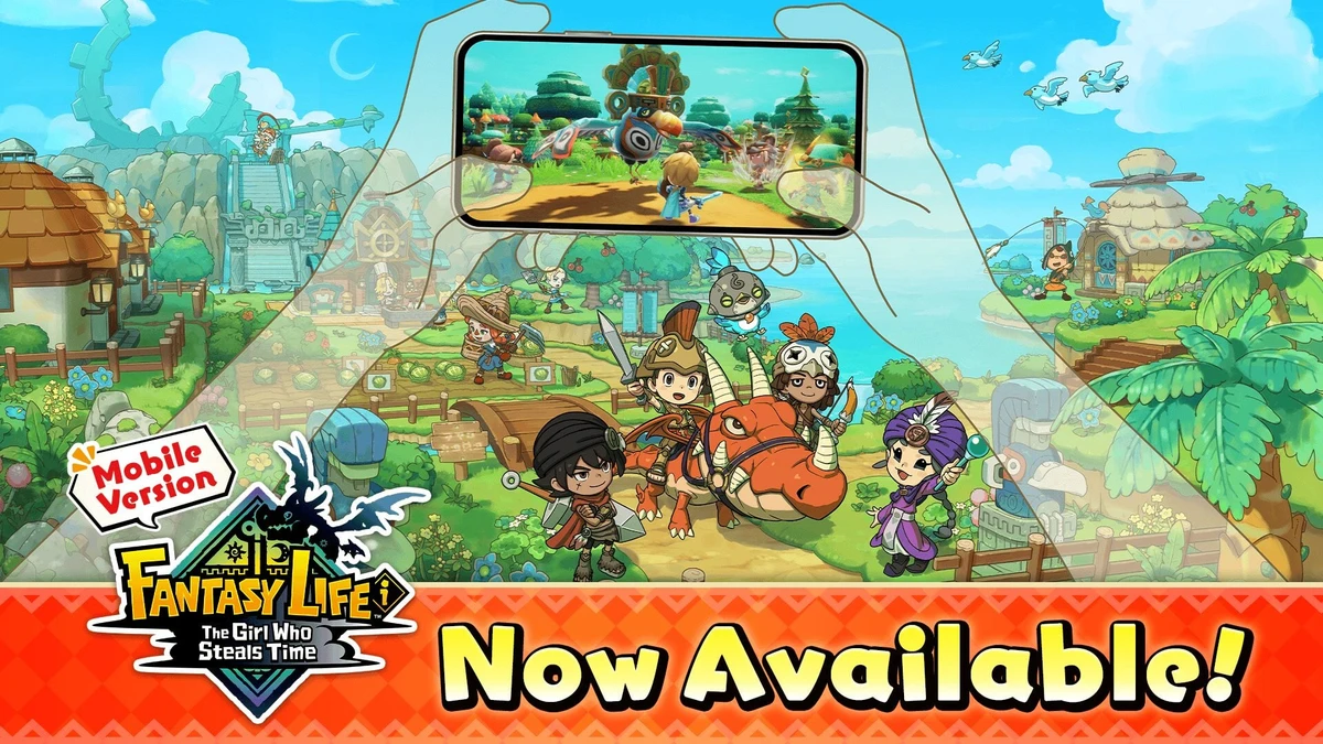 FANTASY LIFE i: The Girl Who Steals Time now available for iOS, Android