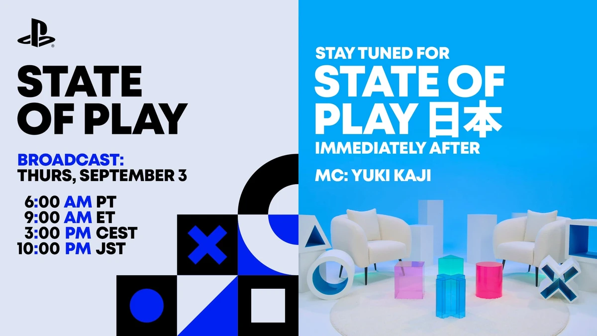 State of Play and State of Play Japan set for September 3
