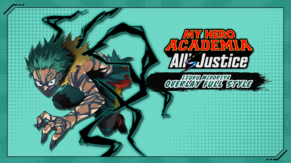 My Hero Academia: All’s Justice DLC character Izuku Midiroya Overlay Full Style launches September 3