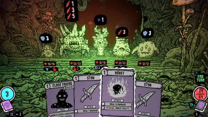 Shroom and Gloom is a positively mycelial roguelike double deckbuilder that's now out in early access