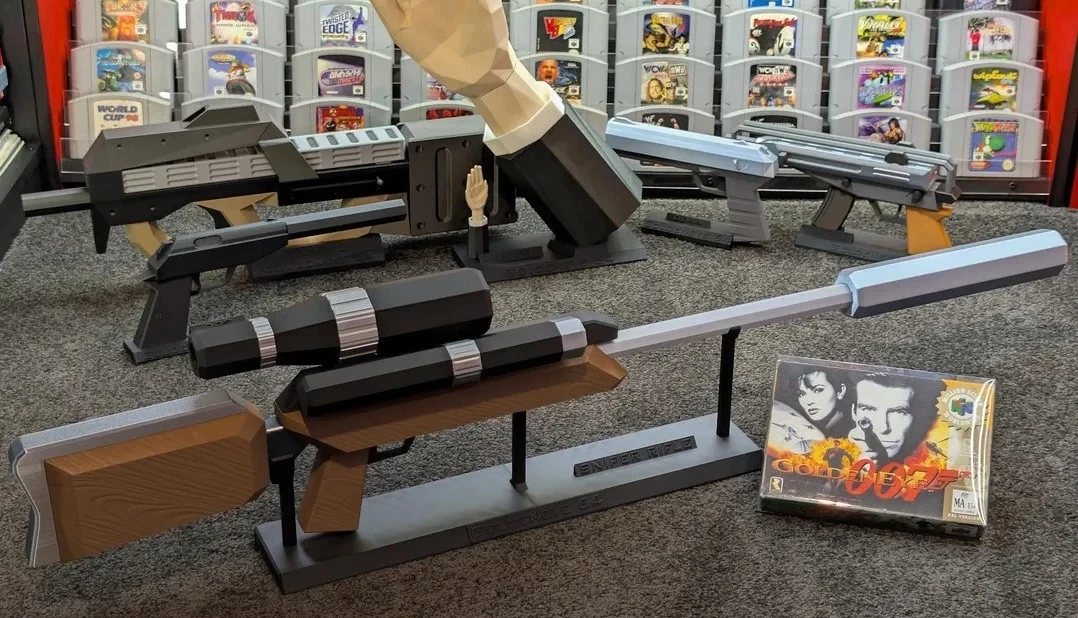 Artist Adds Iconic Sniper Rifle To Their 3D-Printed GoldenEye 007 Arsenal