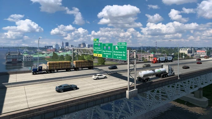 Phew, American Truck Simulator's latest beta update will tow me back to the road when I inevitably roll it trying to take a turn at 80 mph