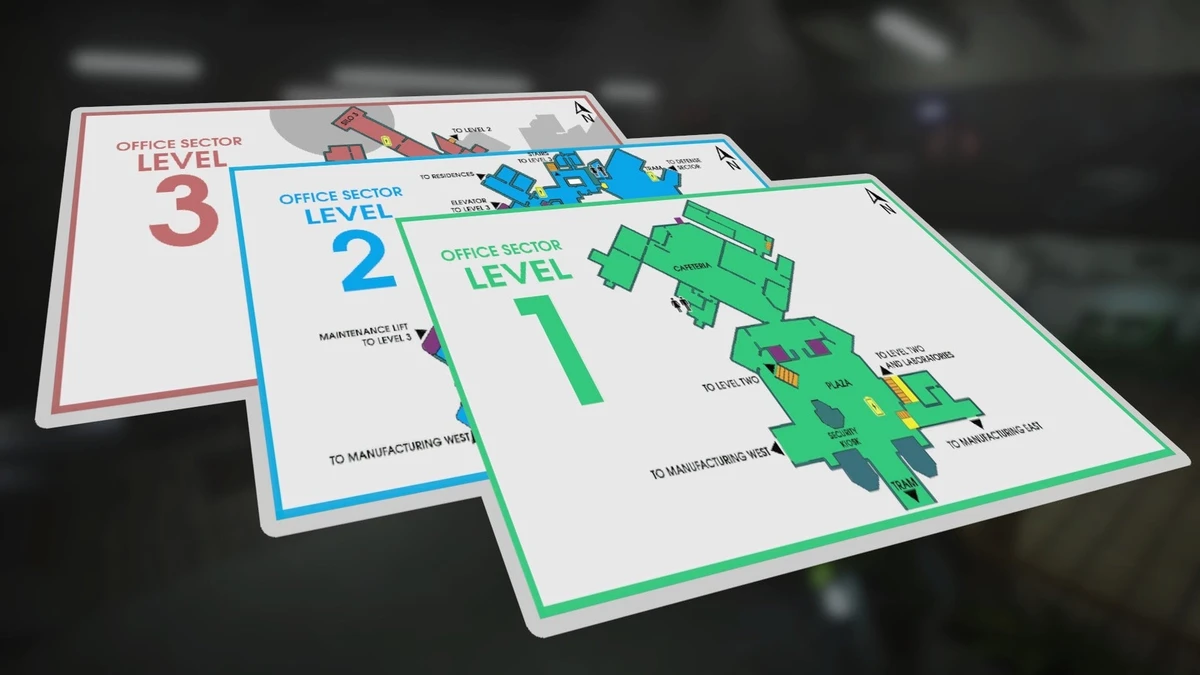 Abiotic Factor The Office Sector Map | Interactive Map