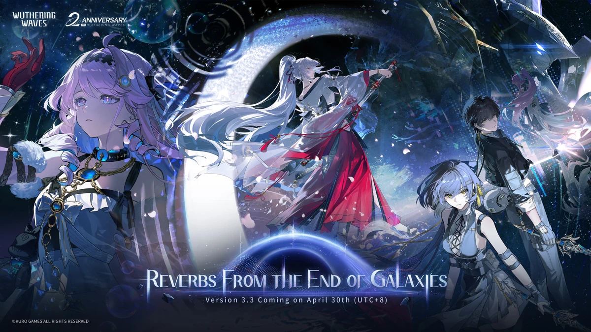Wuthering Waves version 3.3 update ‘Reverbs From the End of Galaxies’ launches April 30
