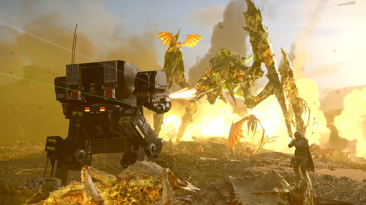  Helldivers 2 is getting a mech-themed Warbond that adds two new exosuits—one of which carries a shield and a flak cannon 