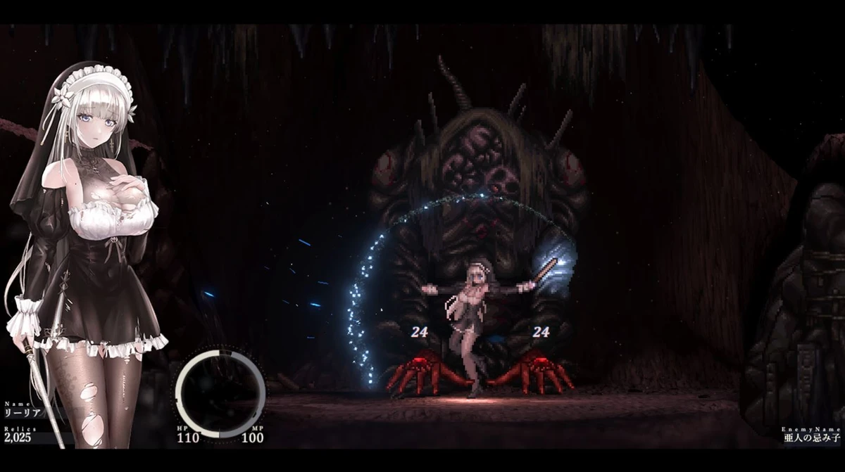 Gothic action JRPG featuring sexy demon slaying nuns gets Steam store page after selling over 100,000 copies on DLsite 