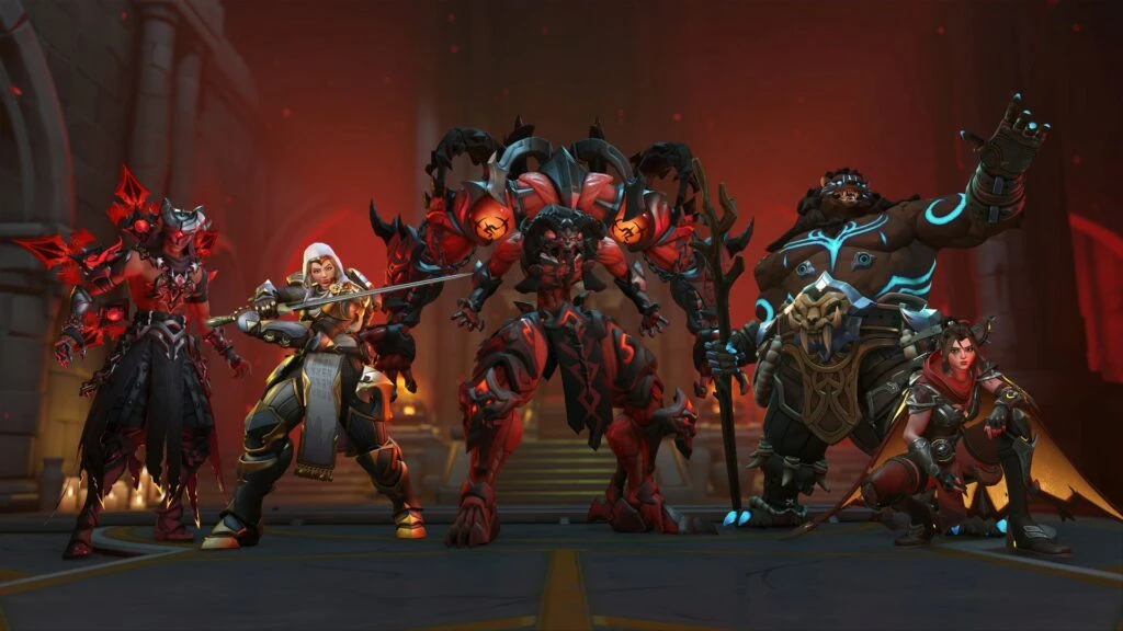 Darkness Looks Good on Overwatch Heroes in New Collaboration