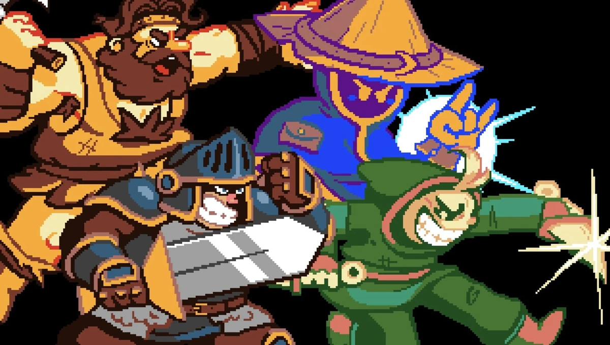 Devolver's 'Dark Scrolls' Mixes Roguelike Fantasy And Shmup Chaos On Switch This Month