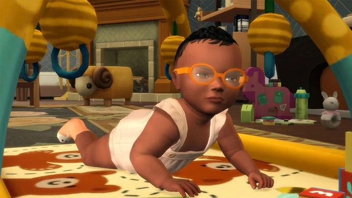 Like fleshy, diaper-wearing cars, infants in The Sims 4 have been "tuned up", making them faster to feed and change, and it's easier to clean up their poop